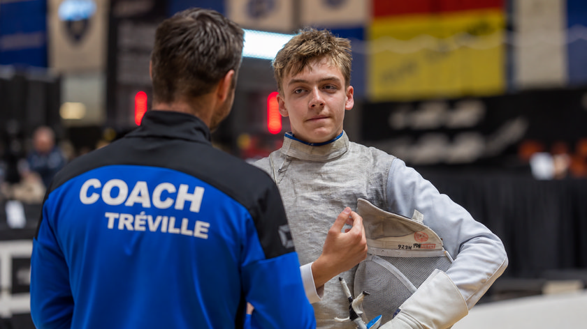 Brendan Willems (15) uit Lisserbroek wil verder komen in de schermsport