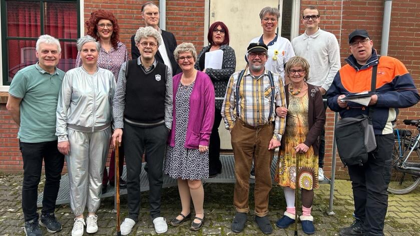 De spelersgroep van ONA die successen heeft geoogst met 'ZorgBot 2.0'.