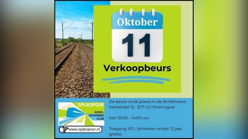 Spijkspoor houdt modelspoorbeurs