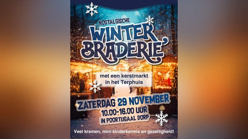 Winterbraderie in Poortugaal dorp
