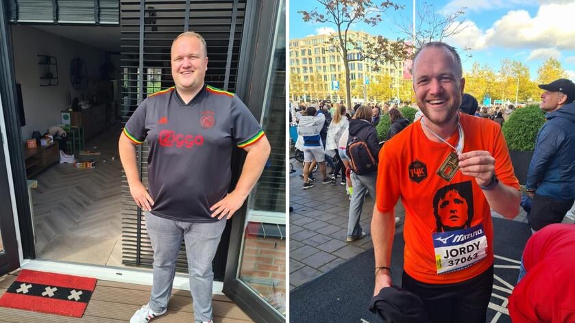 Jordy viel bijna 70 kilo af en rent zondag de TCS Amsterdam Marathon