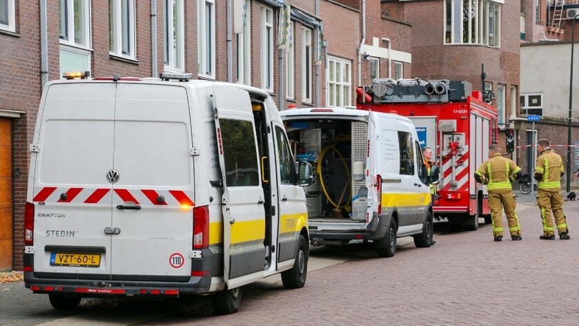 Gasleiding geraakt bij bodemonderzoek in Zomerstraat Vlaardingen
