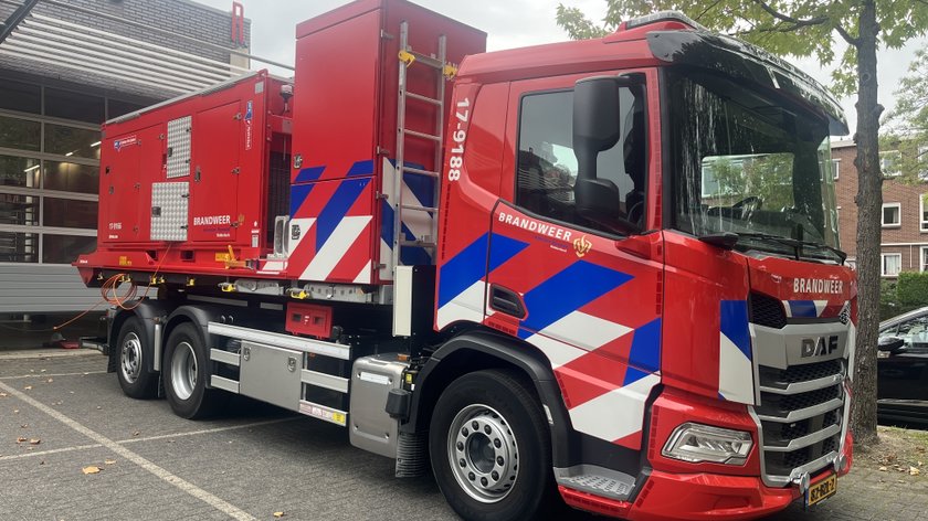Brand en ontploffing bij Dirk van den Broek