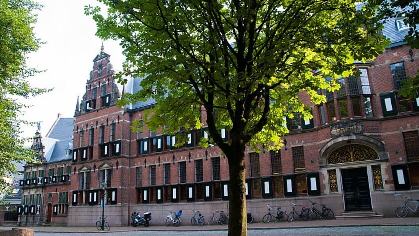 Het provinciehuis in Groningen. 