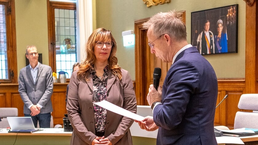 De installatie van Marian van Dijken. Foto: Provincie Groningen. 