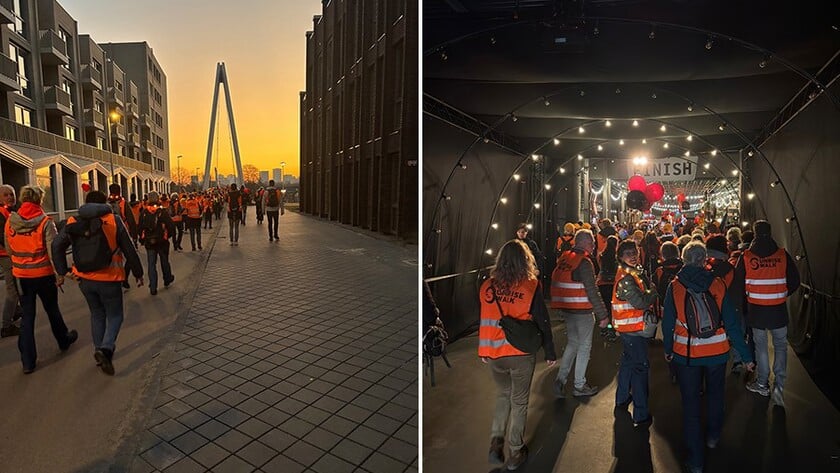 Hans uit Delfgauw loopt mee met ALS Sunrise Walk en haalt €14.842 op