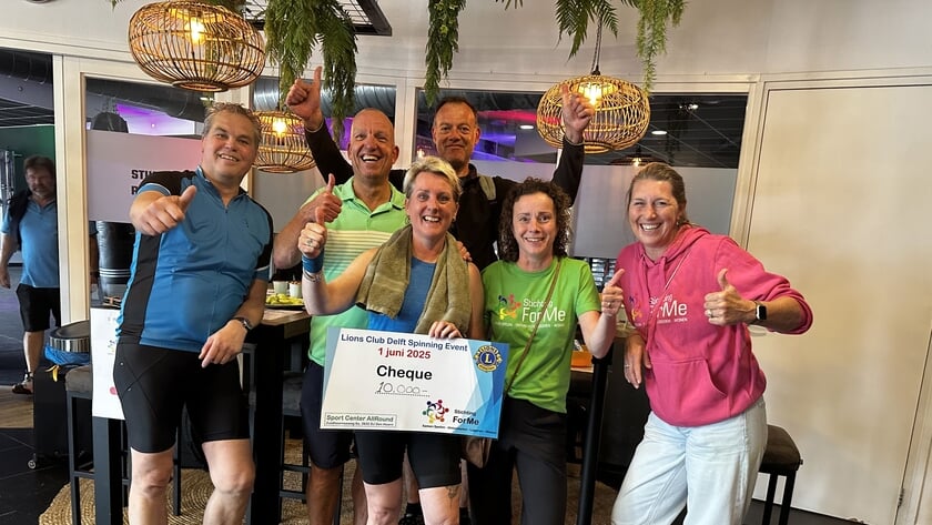 Spinning Event levert 10.000 euro op voor Stichting ForMe