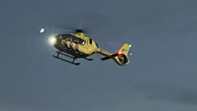 Traumahelikopter en andere hulpdiensten naar Boskant
