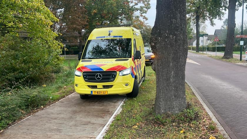 Scooterrijder onderuit