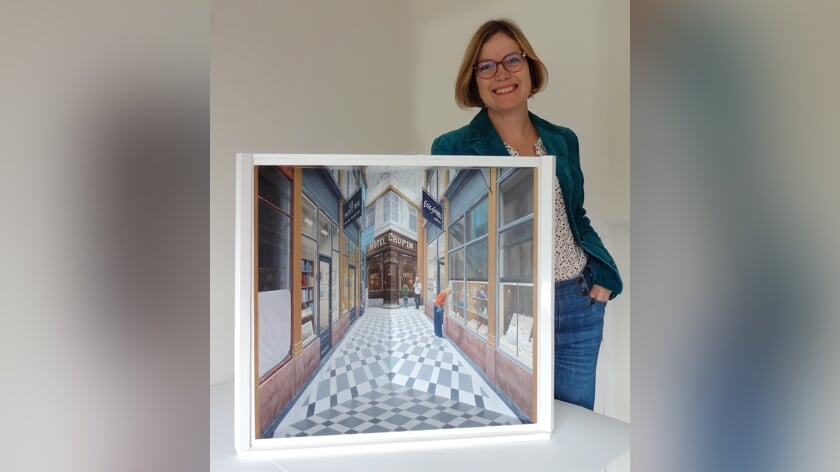 Roos van der Meijden maakt bijzondere perspectiefkast