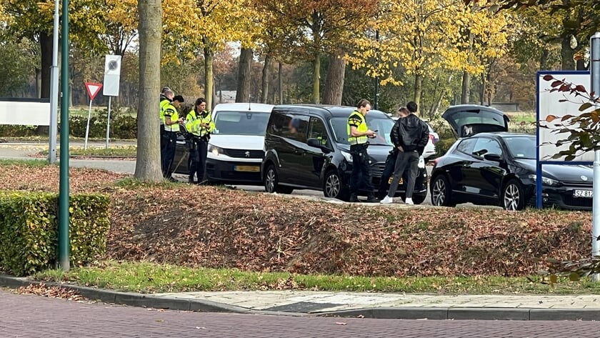 Politiecontrole op industrieterrein De Kampen