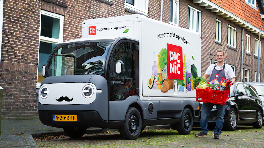 Picnic presenteert nieuw bezorgwagentje