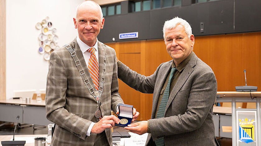 Burgemeester Fränzel neemt afscheid