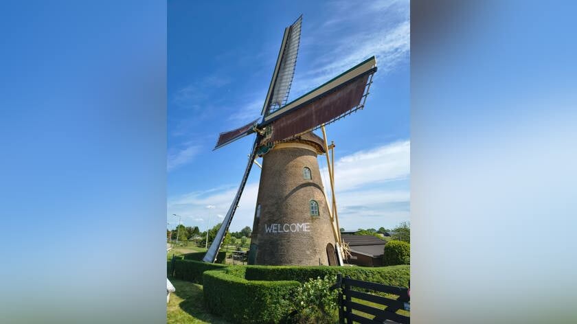 Molen met kenmerk van 80 jaar geleden