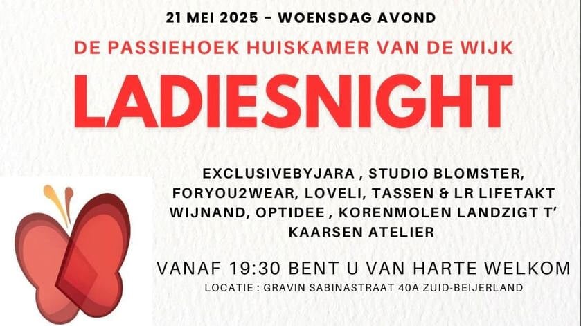 Ladiesnight in de Passiehoek