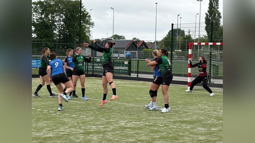 Handbalsters Helius nipt ten onder tegen Warmunda