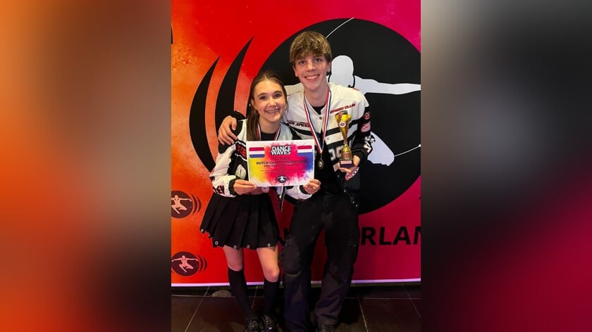Jalissa en Djayden Nederlands kampioen Hip Hop Teens