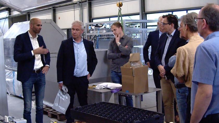 Bezoek CU Tweede Kamerlid Pieter Grinwis aan Viscon in ’s-Gravendeel