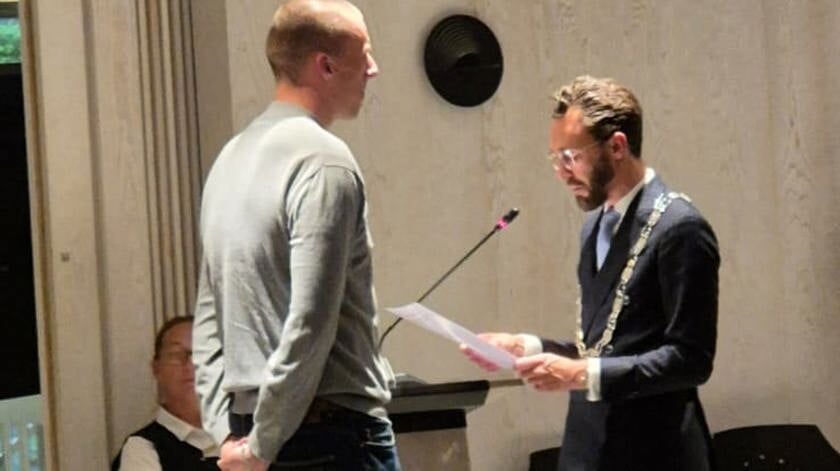 Installatie commissielid Jonathan Wigmans