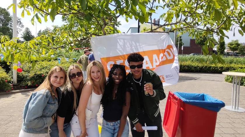 Geslaagd: feestje op De Willem