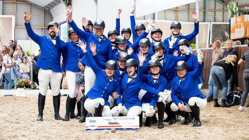 Hippisch Centrum Hoeksche Waard trots op 4e plaats bij NK Carrouselrijden