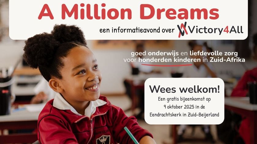 Informatieavond “A Million Dreams” van Victory4All