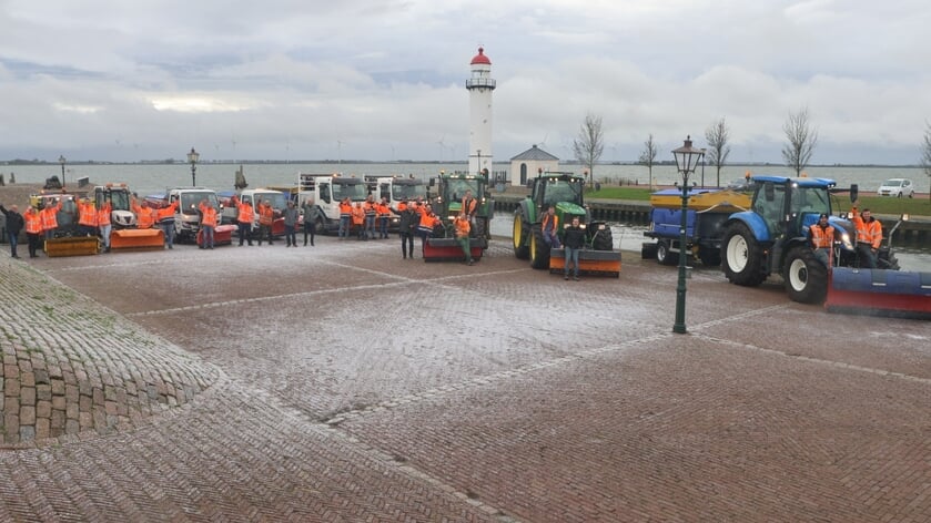 Nep­sneeuw op het Zuidfront: strooivloot klaar voor de winter