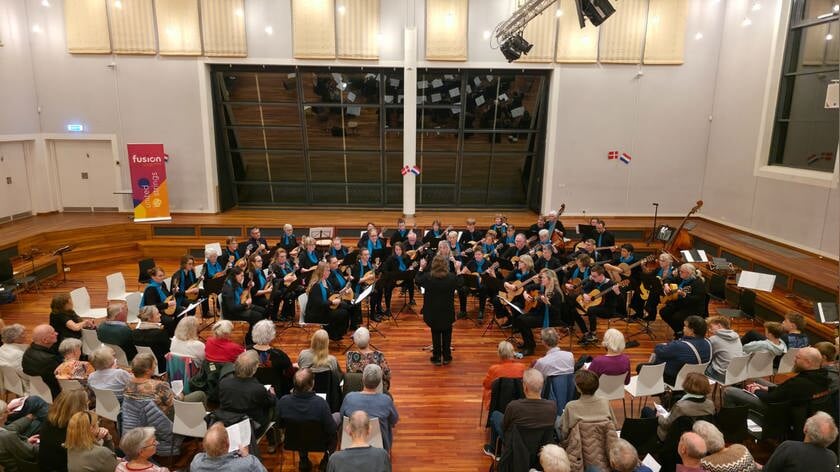 Concert gezamenlijk orkest Fusion in Skovlunde