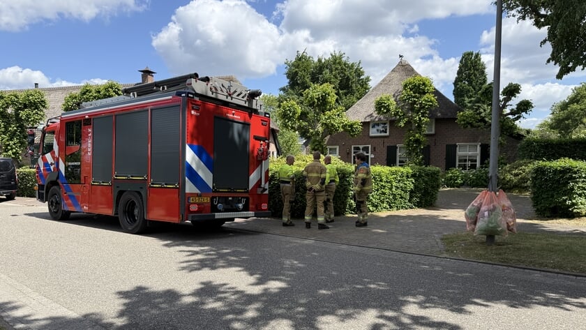 Udense brandweer rukt uit voor gaslek aan Hulstheuvel