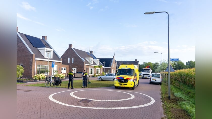Ongeval met fietser op Valkappel in Lith