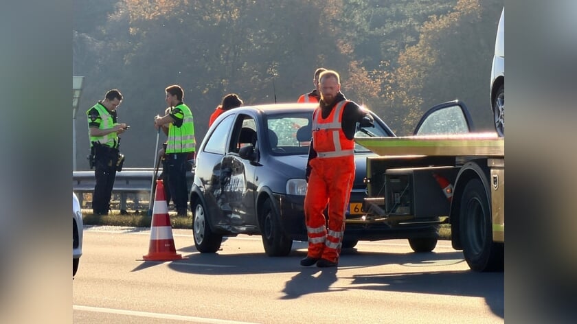 Aanrijding op A50 bij Nistelrode - rijstrook afgesloten