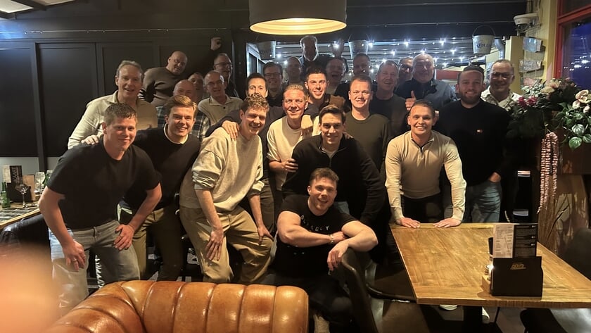 25 jaar voetbalsupport vaders en zoons vv Wernhout