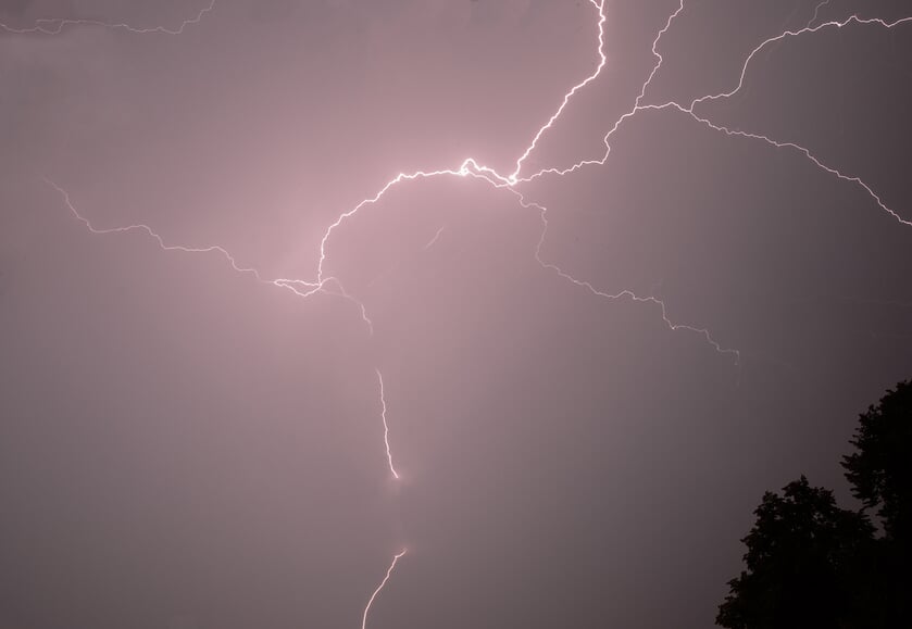 Code geel om onweer met windstoten en hagel, ook kans op smog door ozon