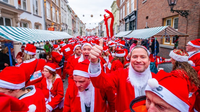 Wie loopt mee als kerstman? Inschrijving Bergse SantaRun opent vandaag