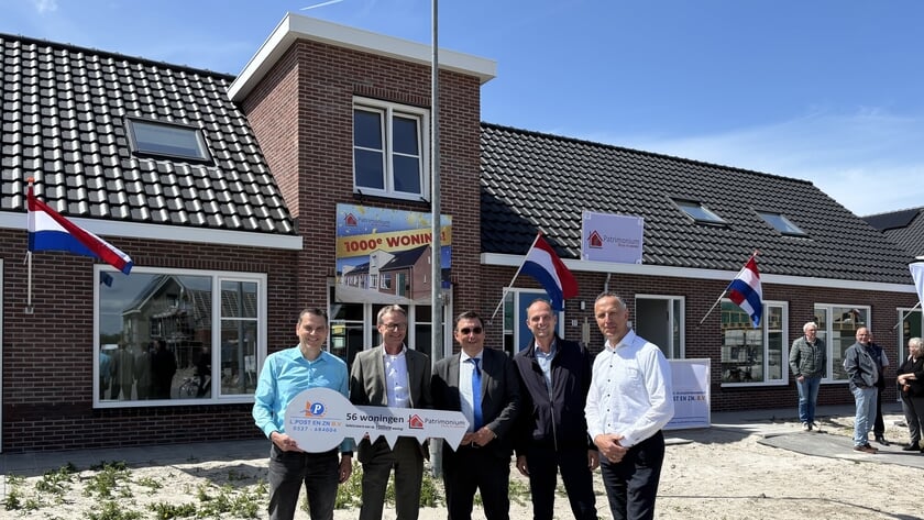 Woonstichting Patrimonium viert feestelijke mijlpaal: duizendste huurwoning opgeleverd