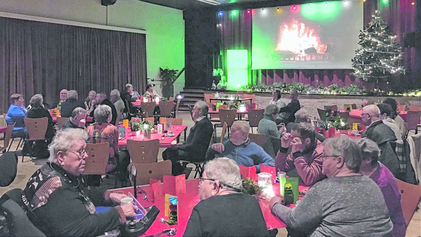 Sociaal kerstdiner.