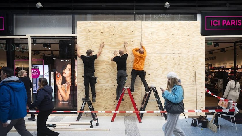 Foto bij: Nog meer winkels in Den Haag timmeren pui dicht