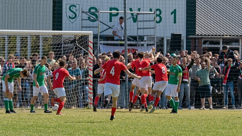 SPV’81 in mineur na 2-7 thuisnederlaag tegen Cabauw