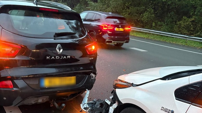 A4 Bergen op Zoom: ongeval met drie voertuigen zorgt voor file
