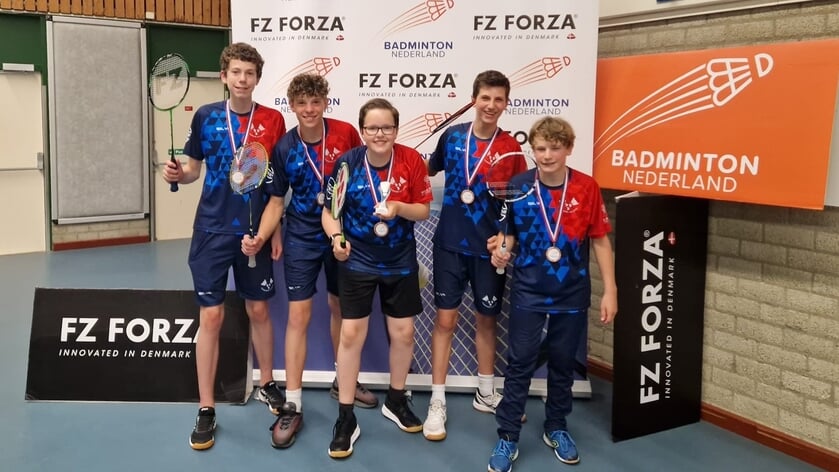 Jeugdteam BC Ouderkerk op podium NK