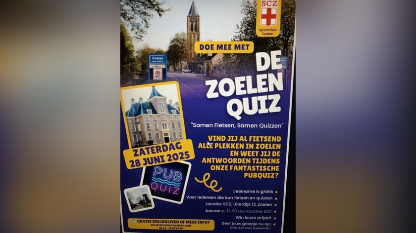 Al fietsend en quizzend het dorp Zoelen verkennen