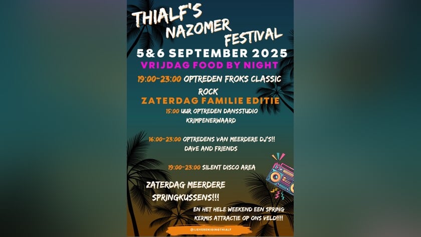 Thialf’s Nazomer Festival: twee dagen feest voor het hele gezin