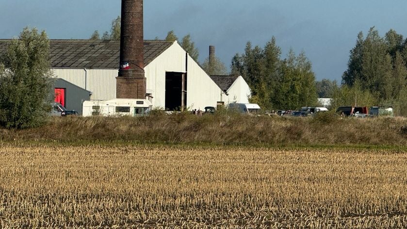 Illegaal feest beëindigd in oude steenfabriek de Roodvoet in Rijswijk