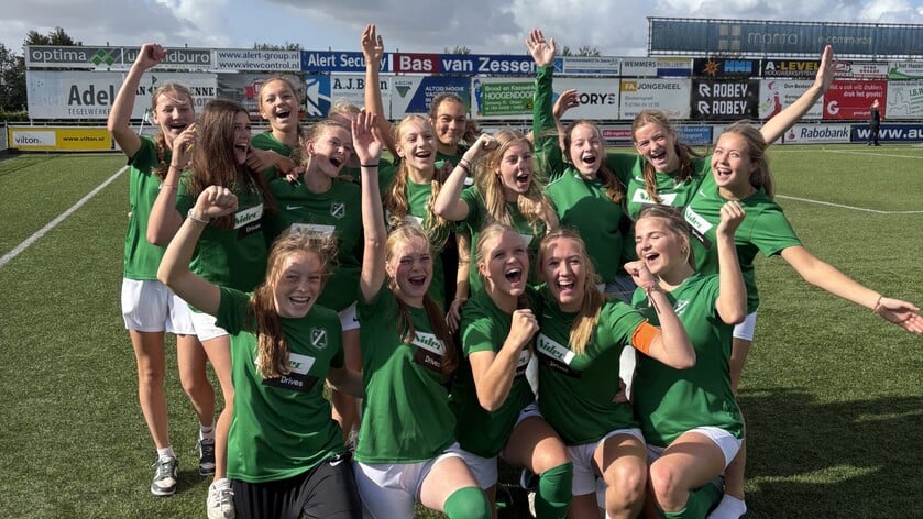 VVAC MO17-1 kampioen in de 1e fase