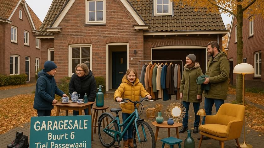 Garage sale buurt 6 in Passewaaij