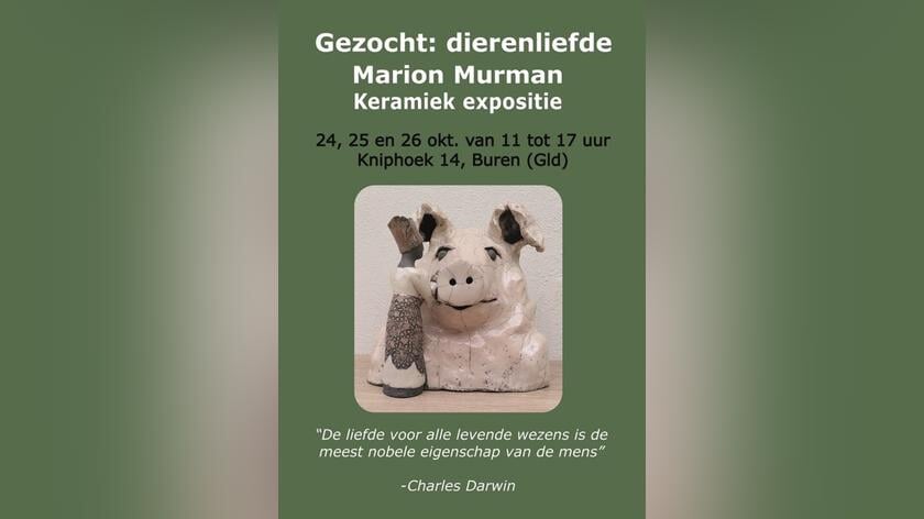 ‘Gezocht: dierenliefde’ is nieuwe expositie in de Synagoge in Buren