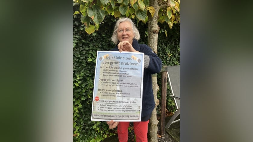 Beusichemse ruimt kilo’s peuken op in haar woonplaats