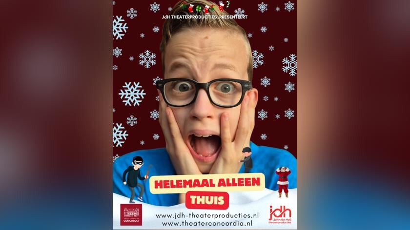 Benefietavond voor nieuwe kerstmusical ‘Helemaal alleen thuis’ in Theater Concordia
