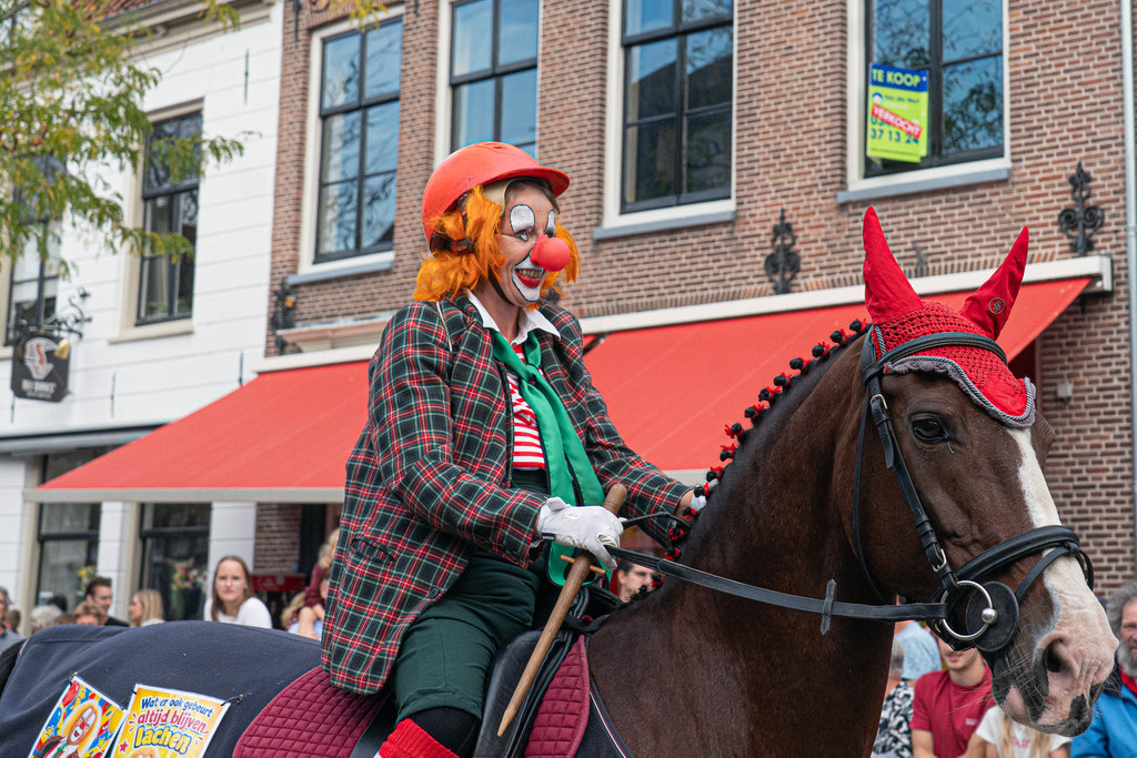 Ringsteken onder het zadel