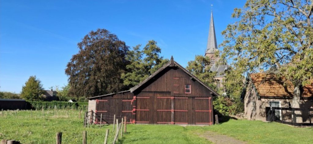 De schuur in Everdingen.